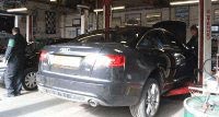 Audi car in for repair