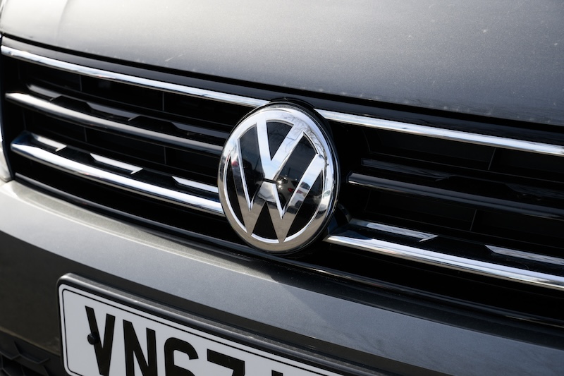 close up of new VW car
